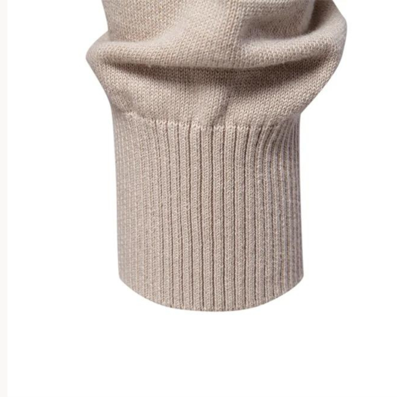 Beeck™ | Cotton Men's Sweater with Striped Design