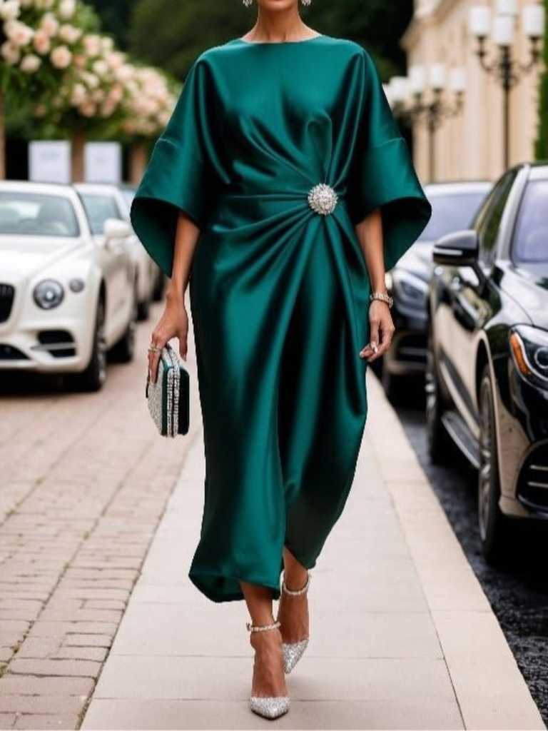 MARIS SATIN ELEGANCE DRESS
