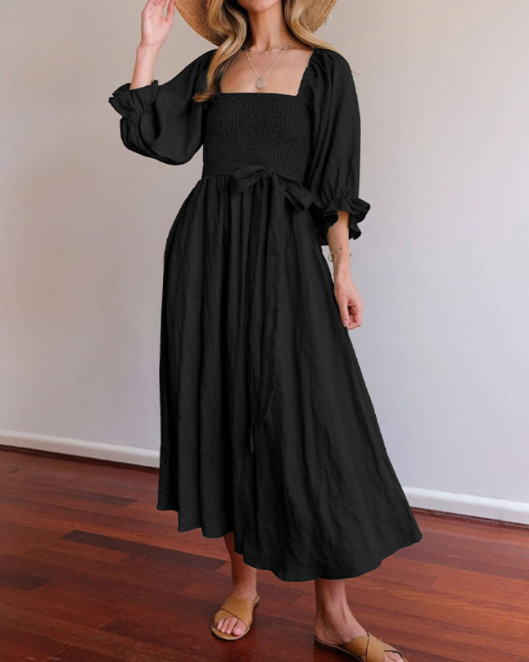 Ophelia - Sleeve Midi Dress