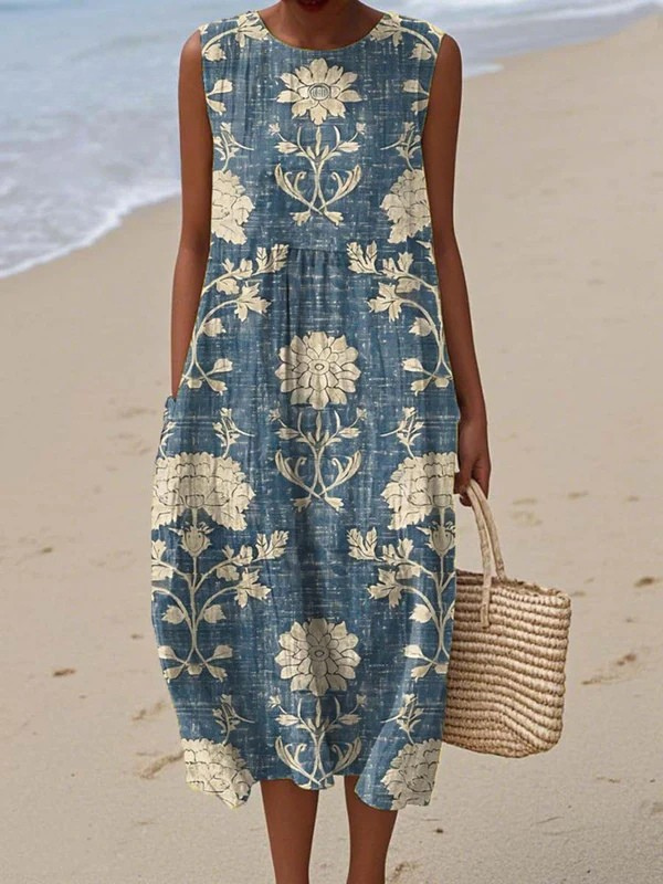 Belle - Boho Midi Dress