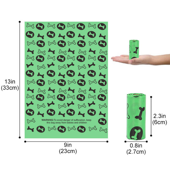Eco-friendly Poop Bags with Convenient Dispenser Azura