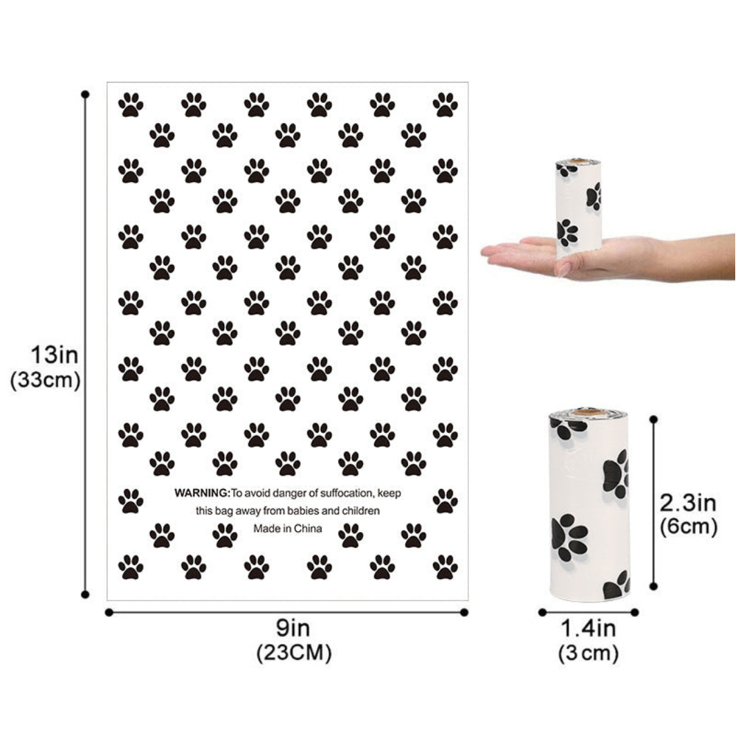 Eco-friendly Poop Bags with Convenient Dispenser Azura