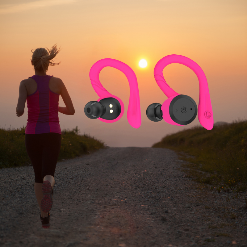 Azura | Vega Waterproof Wireless Sport Earbuds – 20 Hours Playtime | Bluetooth 5.0, IPX7 for Swimming & Fitness
