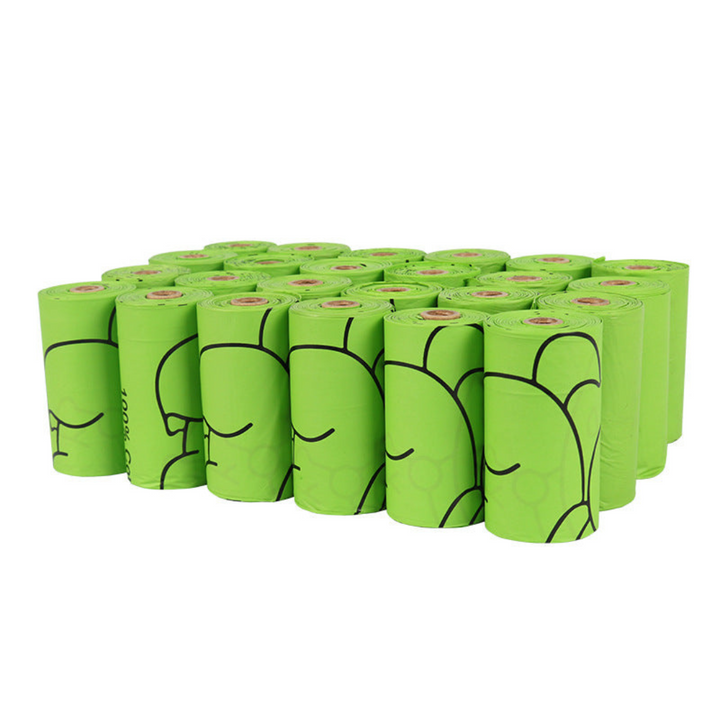 120 Poop Bags with Dispenser Azura