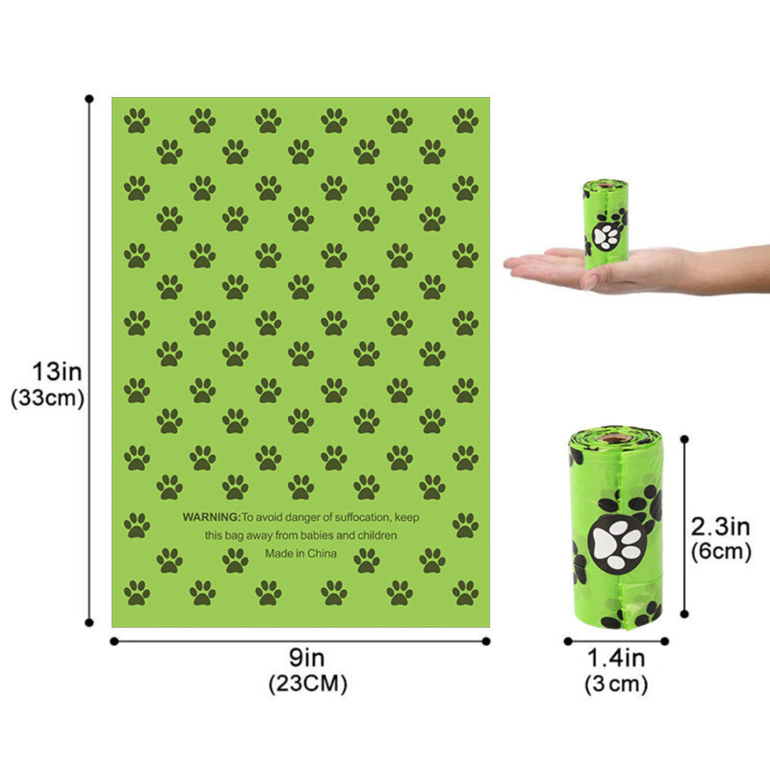 Eco-friendly Poop Bags with Convenient Dispenser Azura