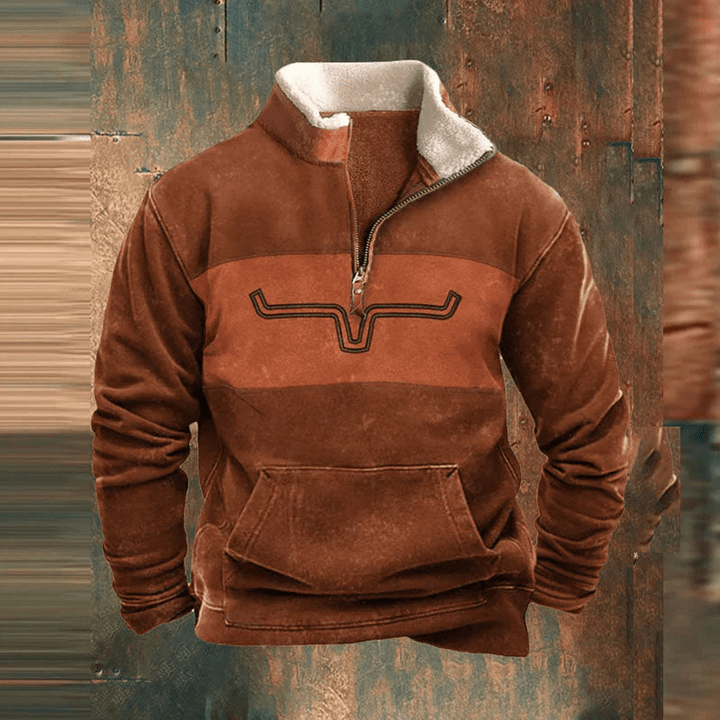 LANCE – RETRO GRAPHIC HALF-ZIP SWEATSHIRT