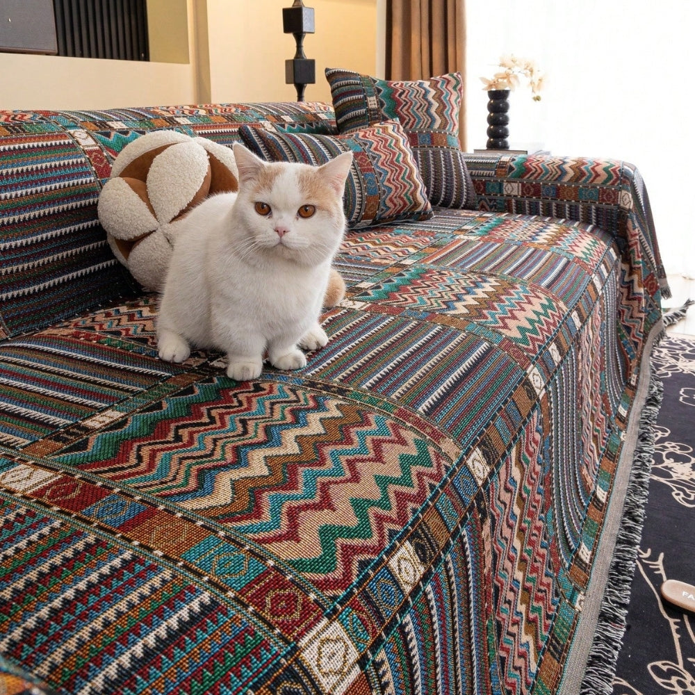 BowLift | Aurora Stripes Boho Sofa Cover