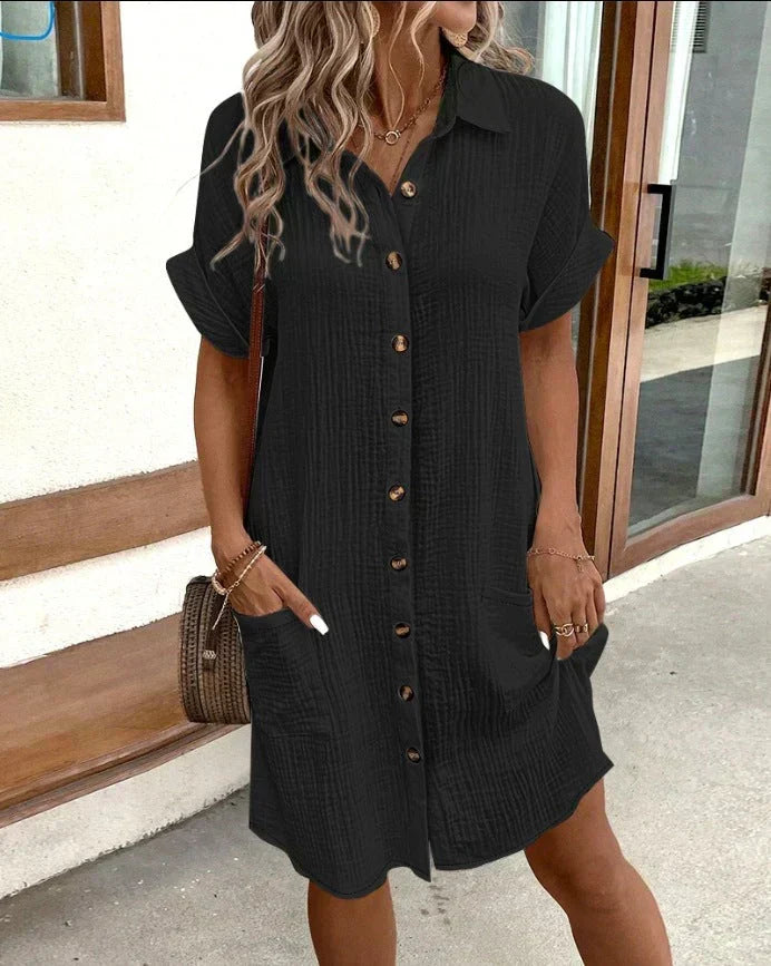 Emily™ - Stylish Polo Dress