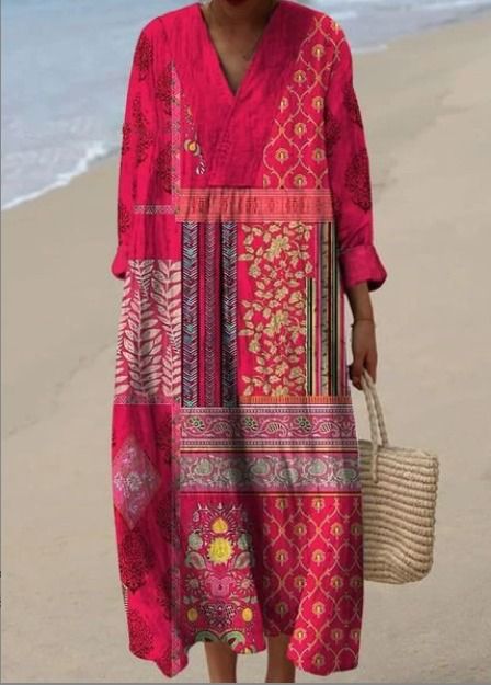 Adeline™ | Summer Breeze Printed Dress