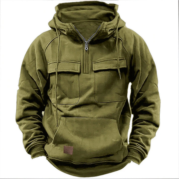 CHRIS – UTILITY HOODED PULLOVER