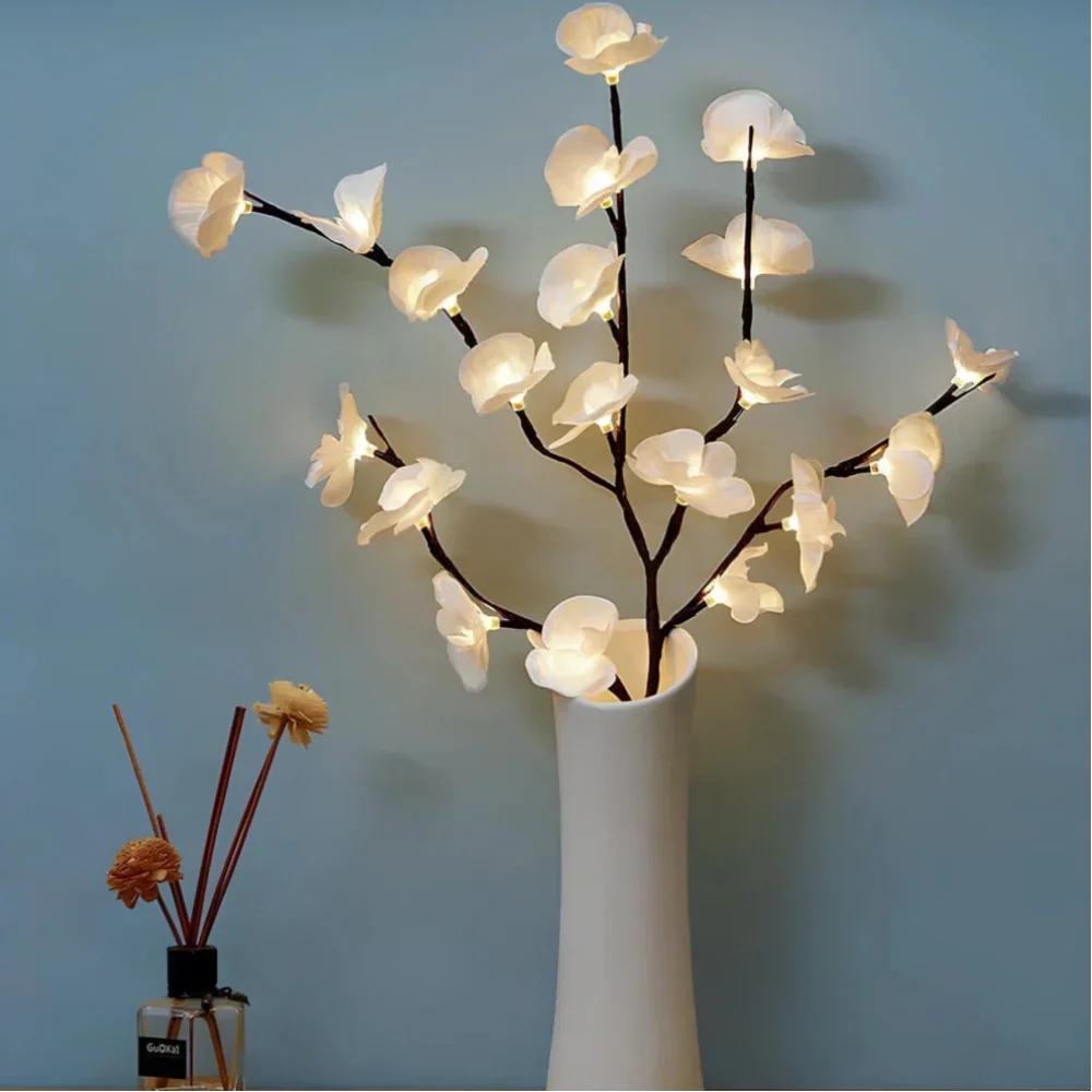 BowLift | LED Lighted Artificial Branch Table Lamp