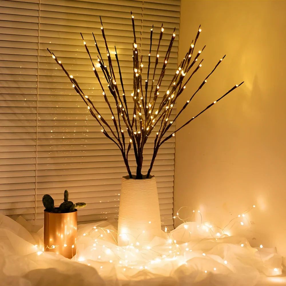 BowLift | LED Lighted Artificial Branch Table Lamp