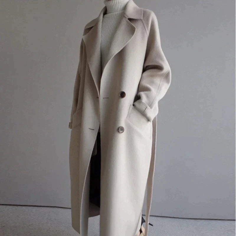 Sarah™ - Longline Wool Coat