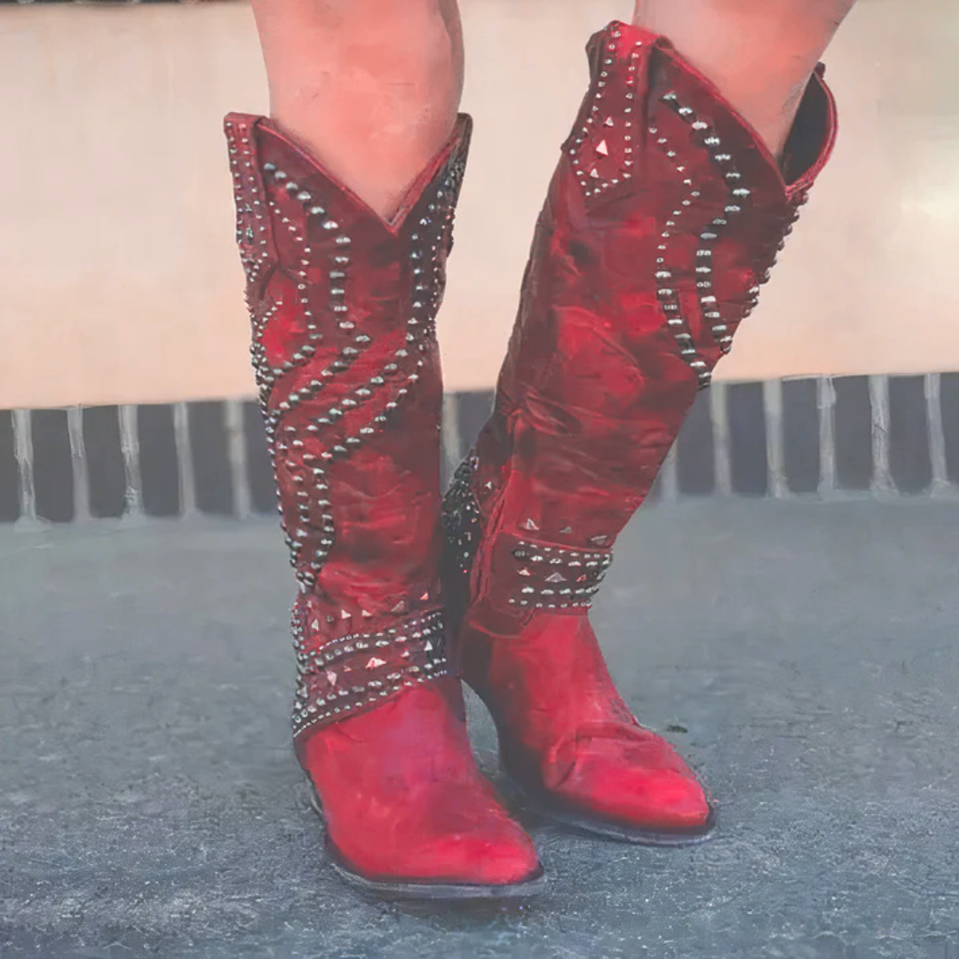 Bree | Western Knee-High Boots