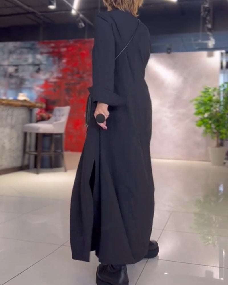 Mila | Long Dress with Side Slit