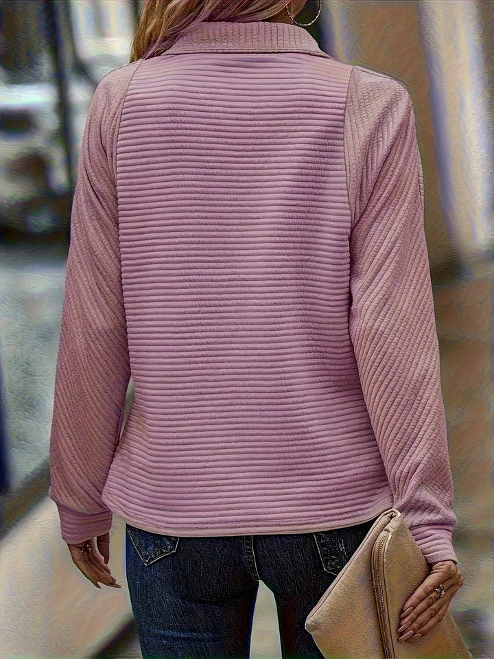 Marthe - Knitted Sweater With Zipper