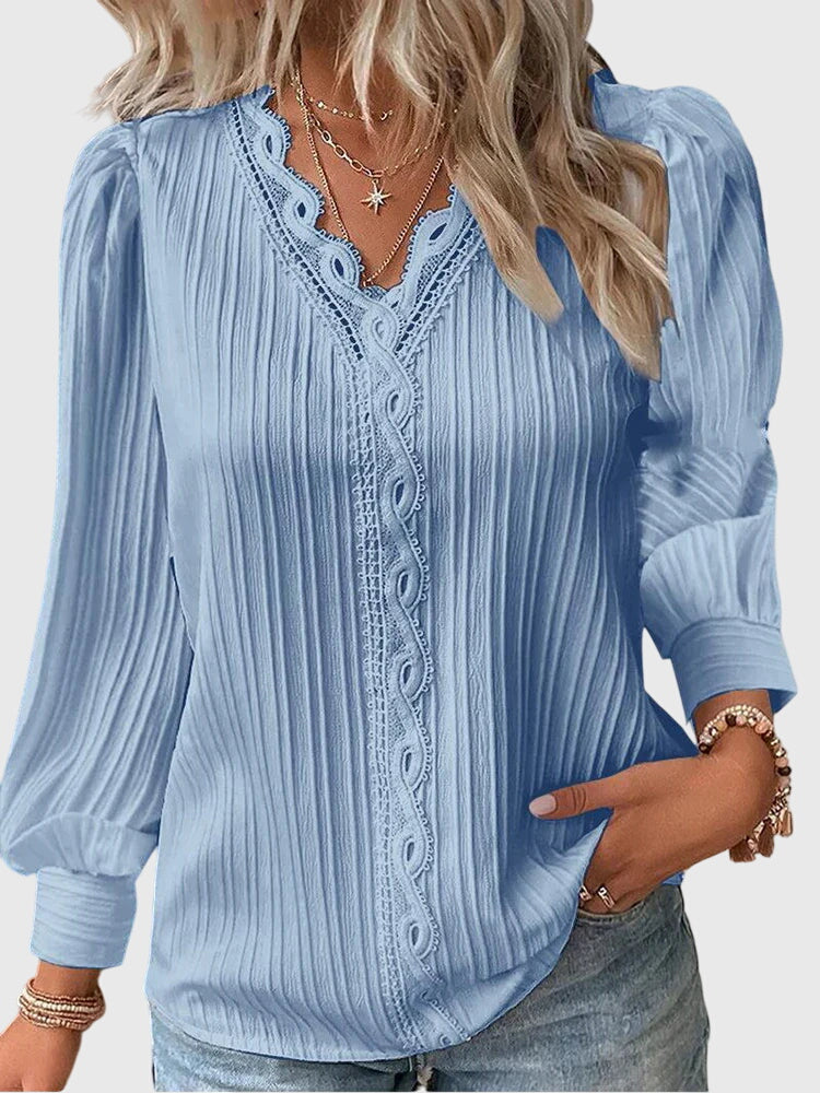 Andrea™ | Elegant Pullover Blouse