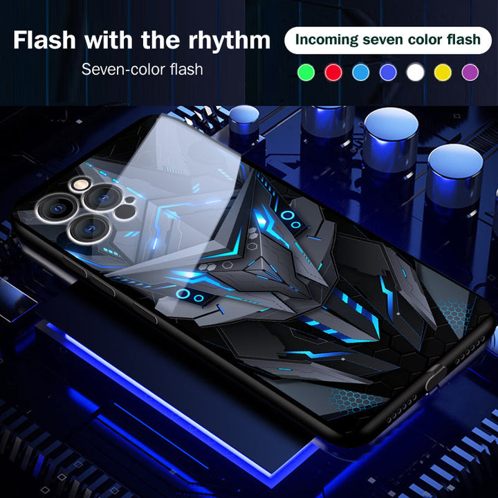 Azura | Cool Mecha Apple Smart Flash Phone Case