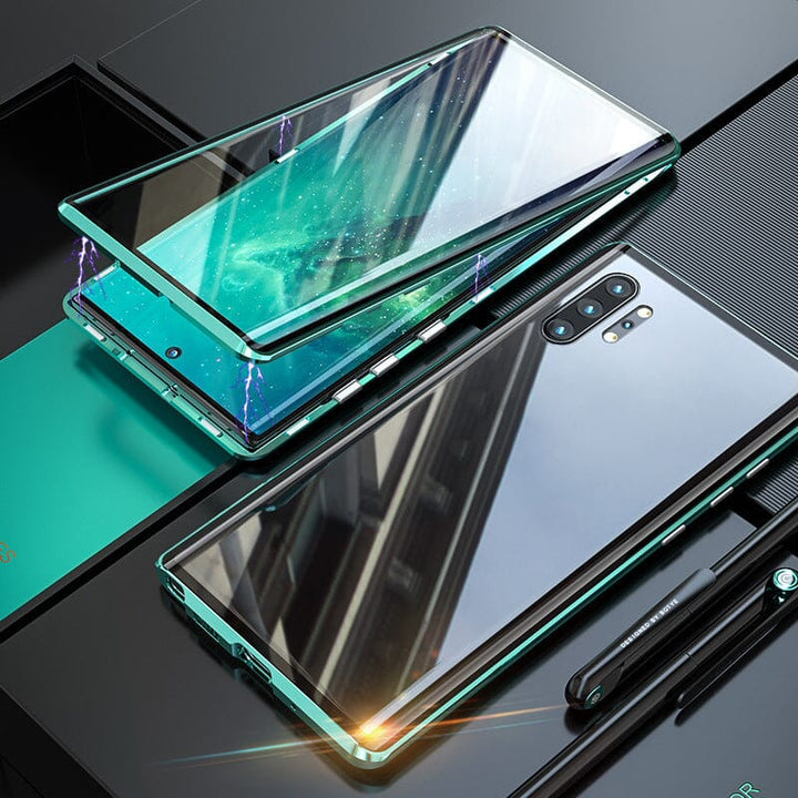 Azura | Samsung magnetic tempered glass double-sided phone case