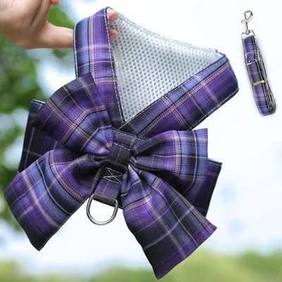 Azura | AURÉLIEN HARNESS – Adjustable dog harness with bow for stylish walks