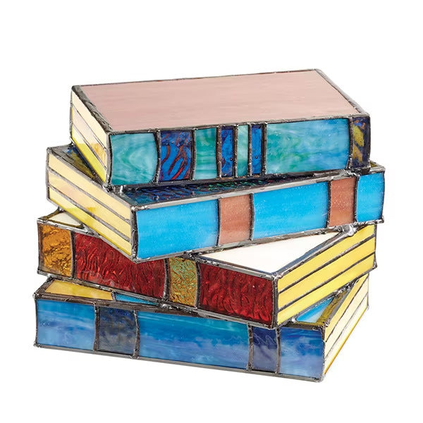 BowLift | Desk lamp with stacked books