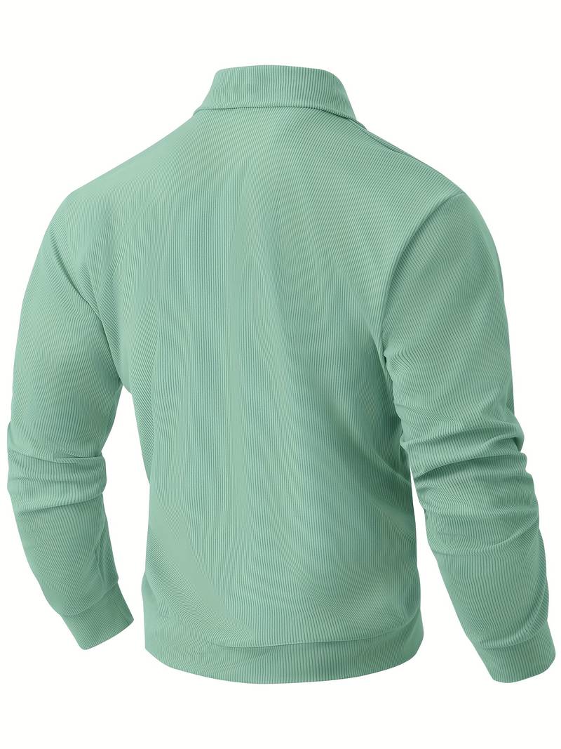 Hawkins - Long Sleeve Turn-Collar Corduroy Shirt