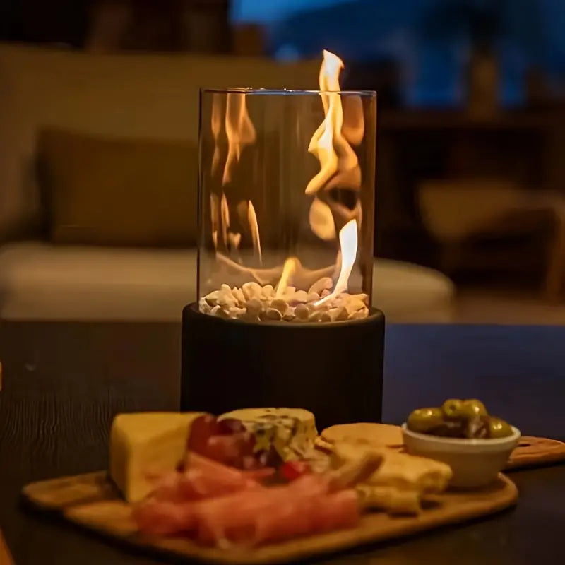 BowLift | Modern & Portable Fireplace - Burn Bright