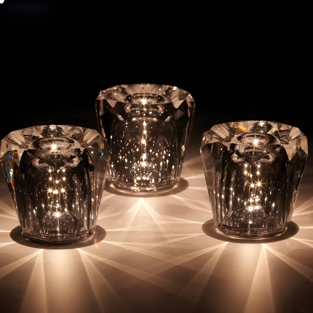 BowLift | Lamp - Luxury Diamond Crystal LED Rechargeable Table Lamp