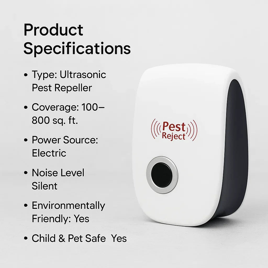 Azura | Ultrasonic Squirrel Repeller Device - Effective Pest Control to Deter Squirrels in 48 Hours for Gardens & Yards