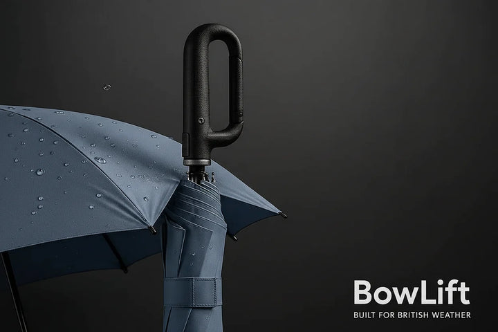 Azura | Wind-Resistant Automatic Folding Umbrella with Large Buckle Handle – Compact & Durable