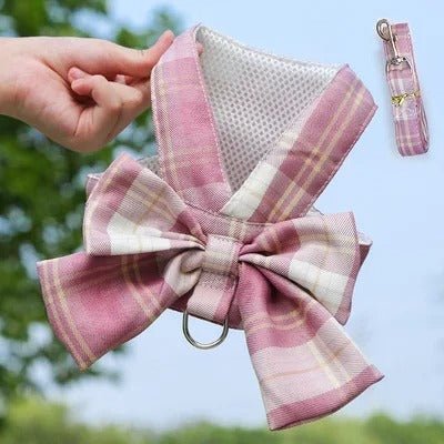 Azura | AURÉLIEN Harness – Adjustable Dog Harness with Stylish Bow Design