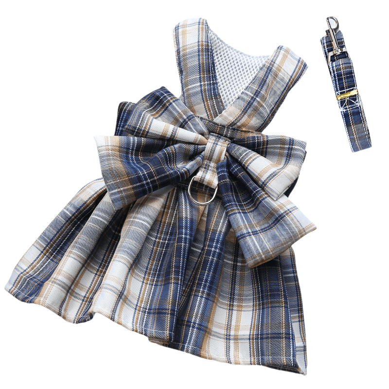 Azura | AURÉLIEN Harness – Adjustable Dog Harness with Stylish Bow Design