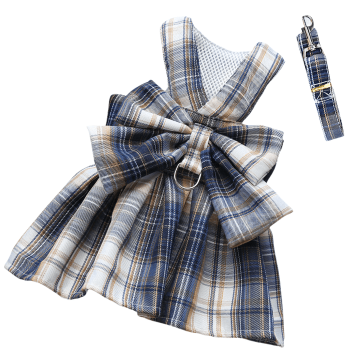Azura | AURÉLIEN Harness – Adjustable Dog Harness with Stylish Bow Design