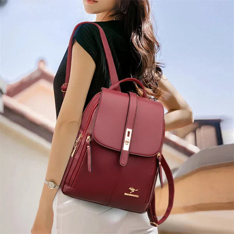 Alisa Leather Backpack
