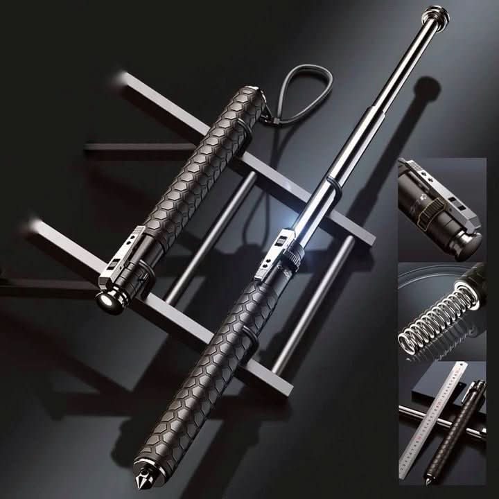 Azura | Pop-Up Safety Cane | Telescopic Self-Defense Stick for Hiking & Travel