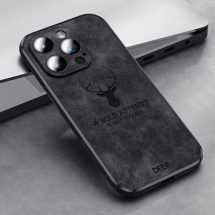 Azura | Deer - Luxury Leather iPhone Case with Stylish Design and Shockproof Protection