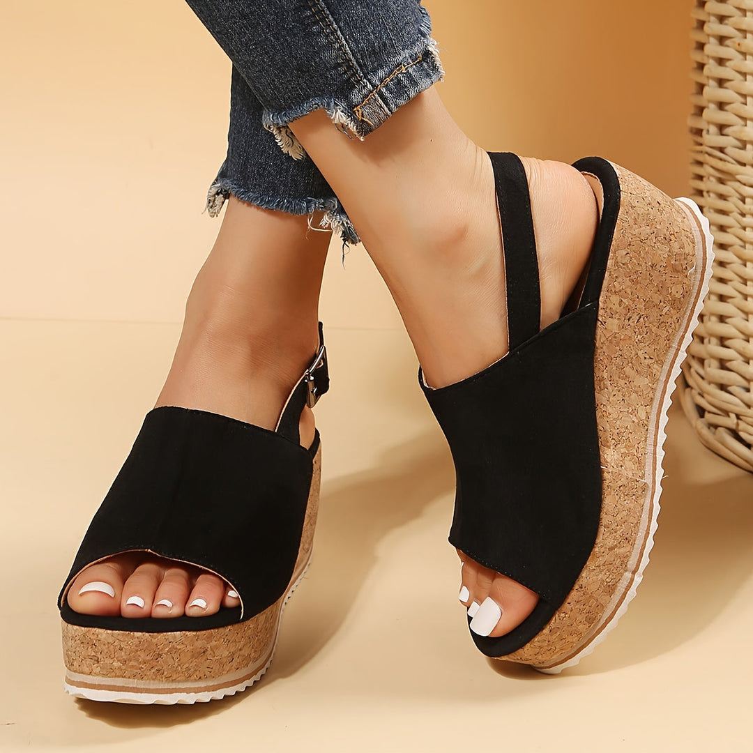 Savanna Slingback Wedge Sandals