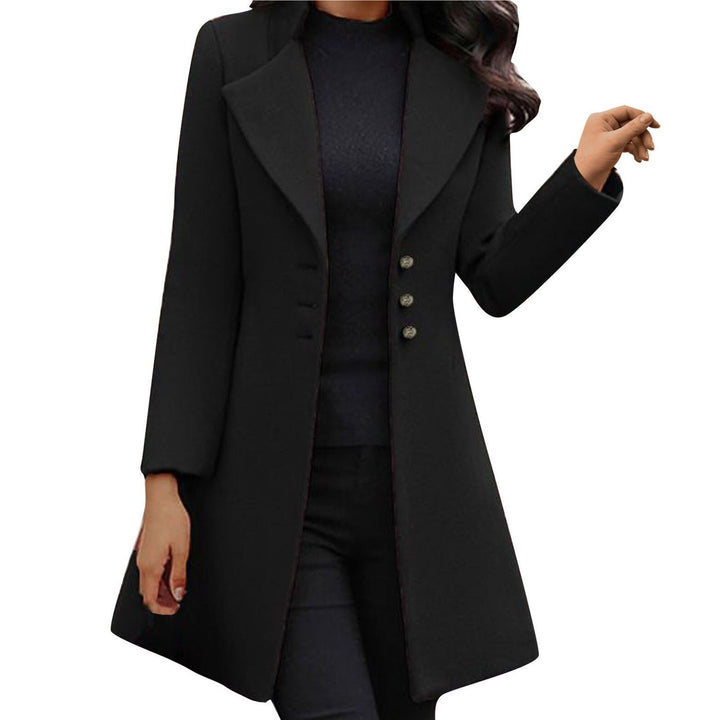 Brielle - Long-Sleeve Wool Coat