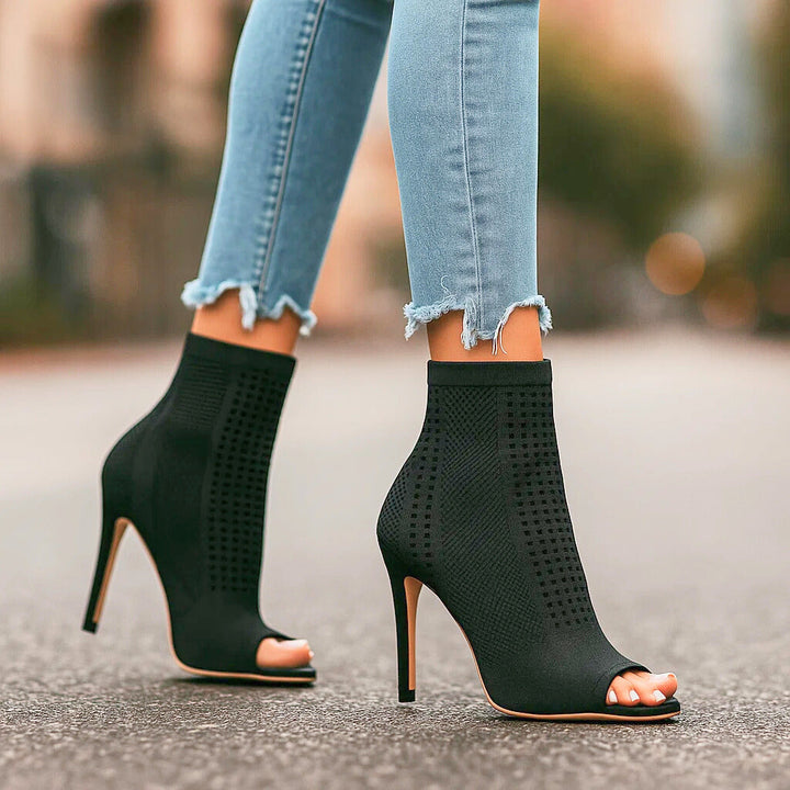 AMENA KNIT HEELS