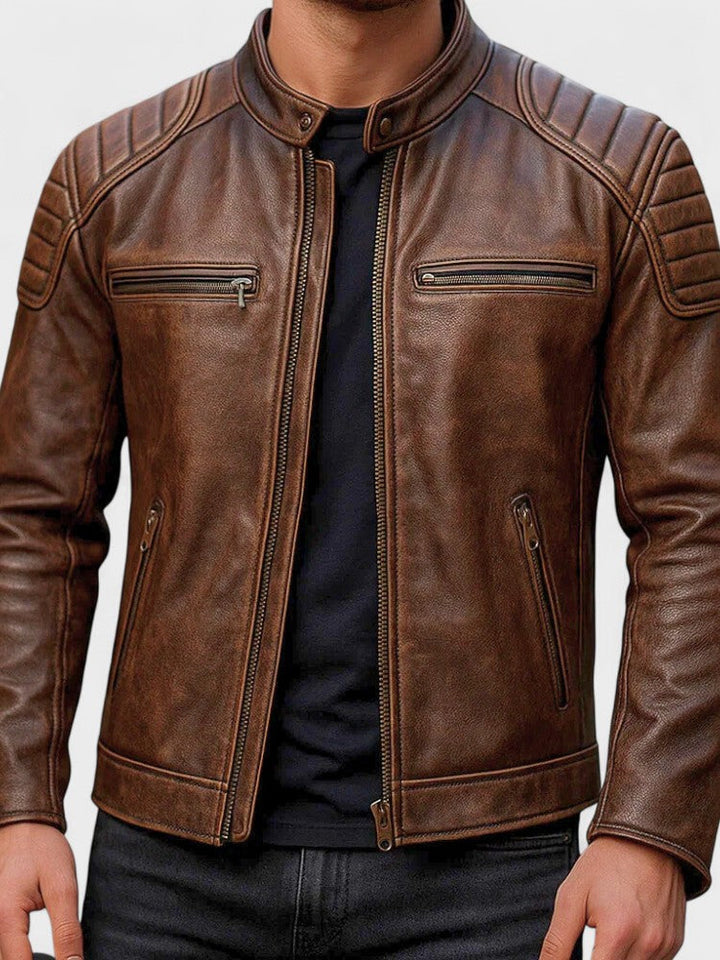 Troels™ | Stlyish Leather Jacket