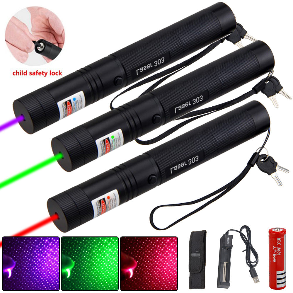 Azura | Zelara-Power Laser Pointer 303 - Rechargeable visible USB laser pointer with high power