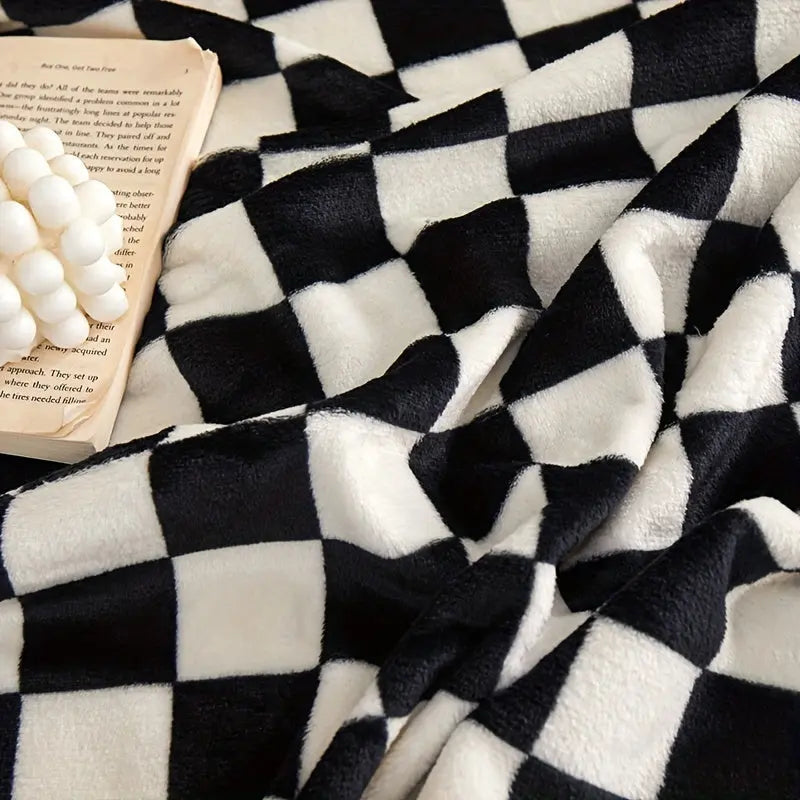 Azura | Classic Check Blanket – Soft and Warm Blanket for Sofa and Bedroom