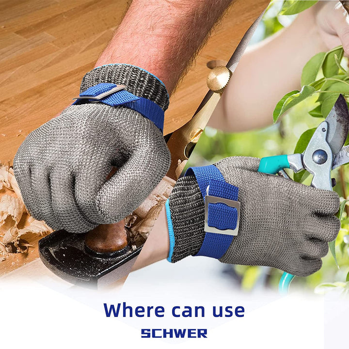 Azura | Food grade stainless steel mesh metal glove