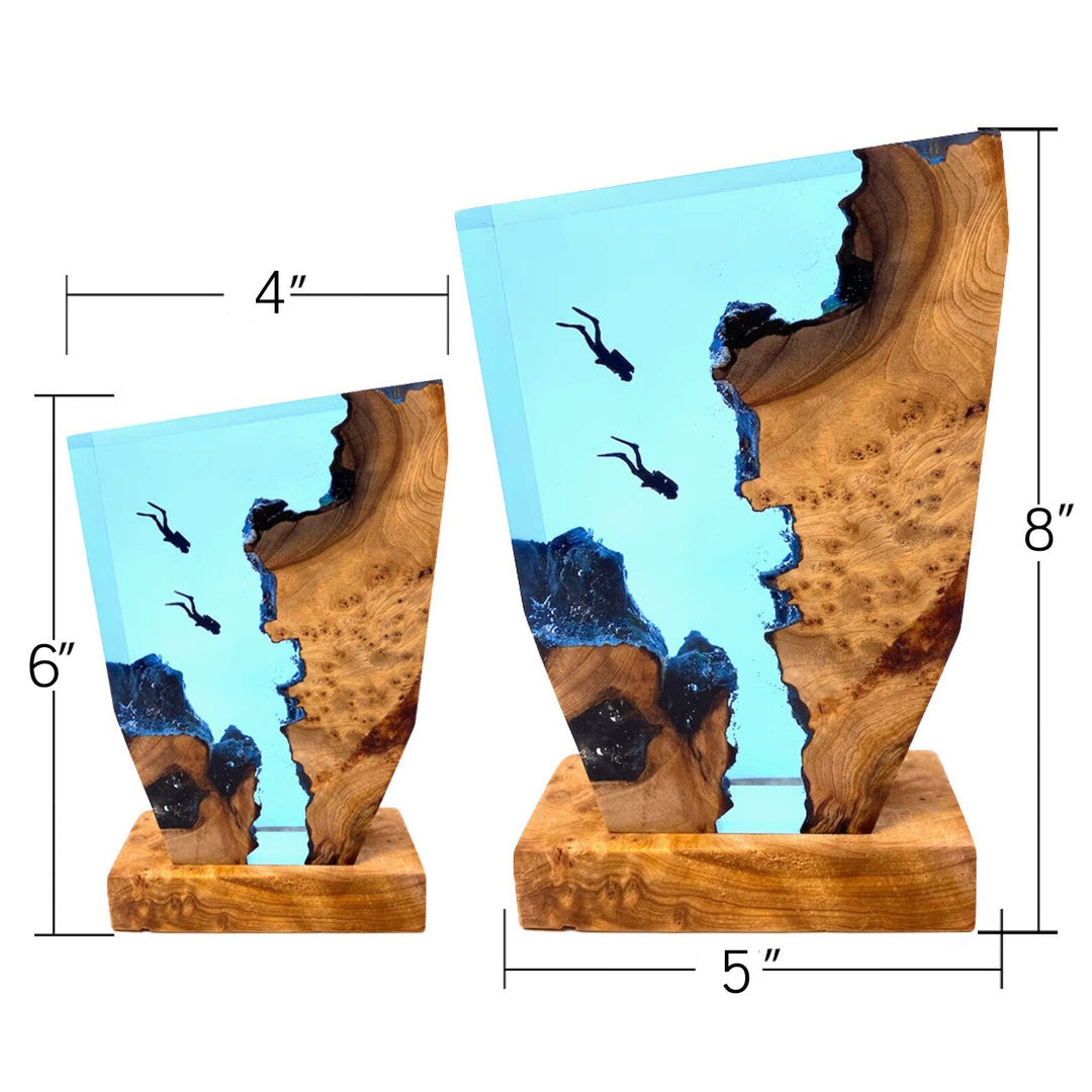 BowLift | Stylish Ocean Karst Diver Table Lamp for Your Home