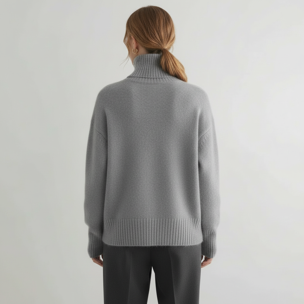 Marchao - Warm Turtleneck Sweater With High Collar