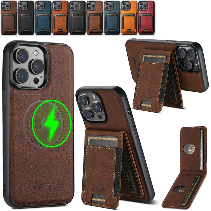 LuxLeather Case - Elegant Leather Phone Case with MagSafe Azura