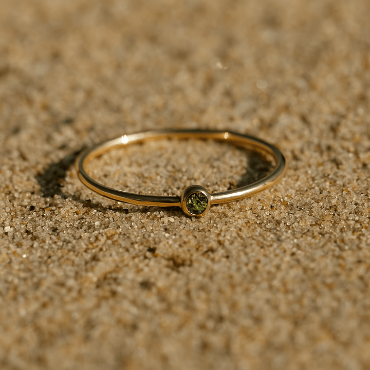 Colori Ring – Gold Plated and Birthstone