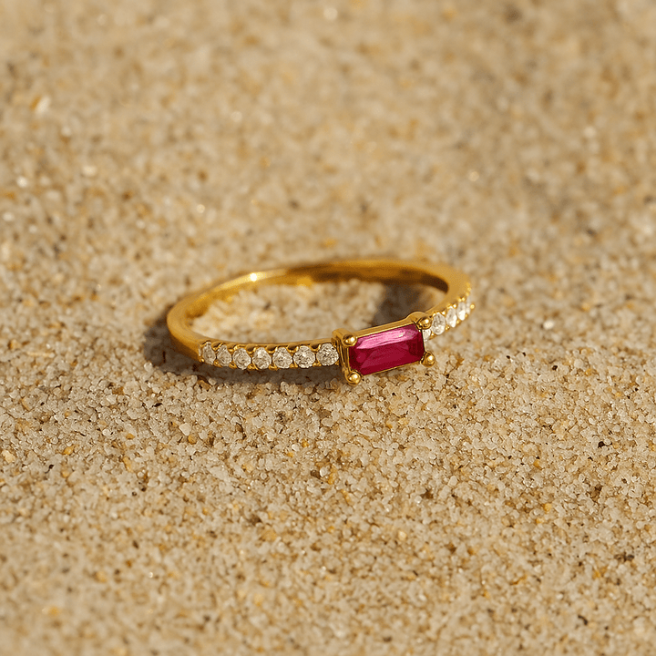 Paradiso Ring – 925 Silver and Precious Stone