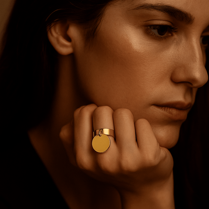 Genova Ring – Movable Medallion