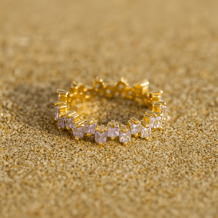 Luce Ring – 18k Gold Plated and Fine Stones